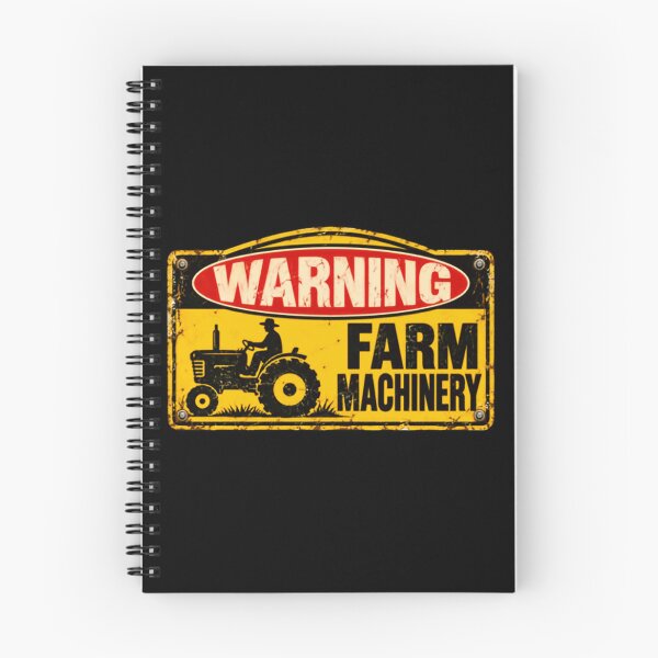 Item preview, Warning Farm Machinery Farmer Agriculture Operator designed and sold by NightGlyph.