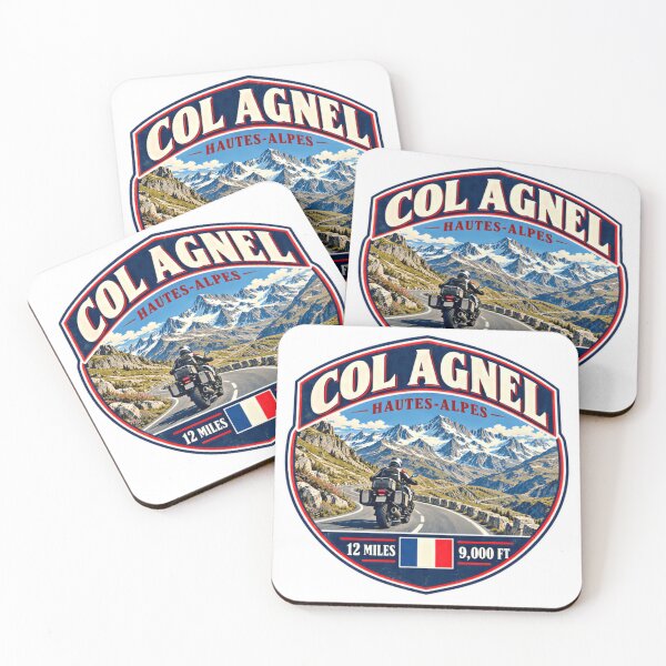 Item preview, Col Agnel Hautes-Alpes Motorcycle Alps Pass Travel 12 Miles 9,000 Ft designed and sold by Simsimah26Parks.