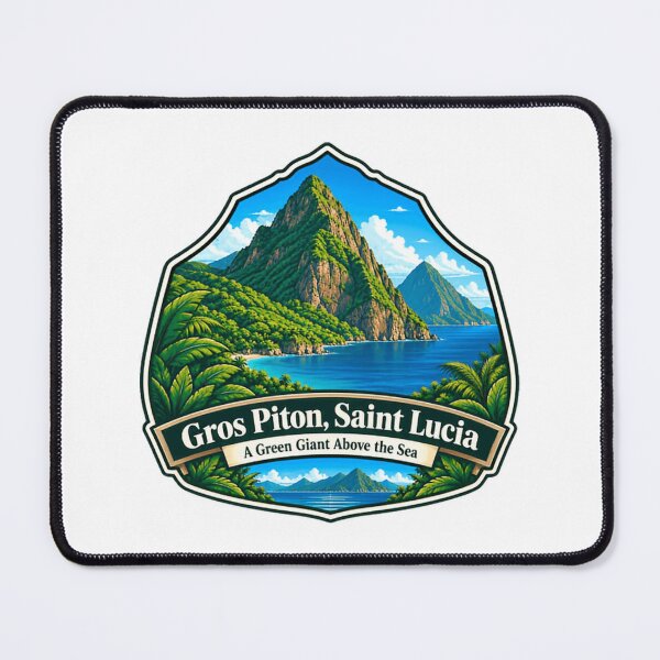 Item preview, Gros Piton Saint Lucia Caribbean Travel Vacation Island Destination designed and sold by NeedForParks.