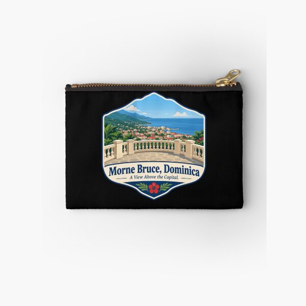 Item preview, Morne Bruce, Dominica A View Above The Capital Caribbean Travel Souvenir designed and sold by JonesFlora2025.