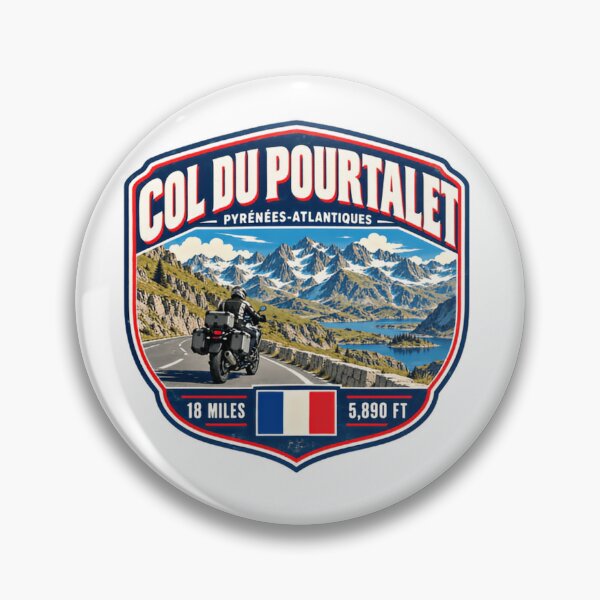 Item preview, Col Du Pourtalet Pyrénées-Atlantiques Motorcycle Adventure designed and sold by Simsimah26Parks.