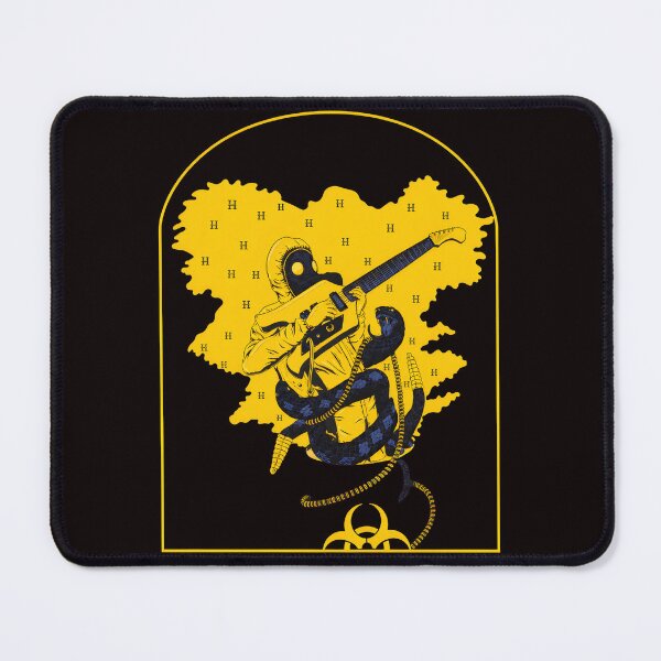 Artikelvorschau, Radiant Riff Hazmat Musiker Schlangenkunst entworfen und verkauft von Pixelonersquare.