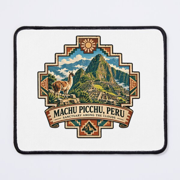 Item preview, Machu Picchu Peru Sanctuary Among The Clouds Ancient Travel Destination designed and sold by SkeletonsDanger.