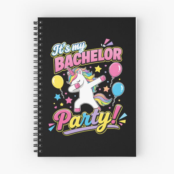 Item preview, It's My Bachelor Party Unicorn Stars Cute Funny designed and sold by SketchDrSketch.