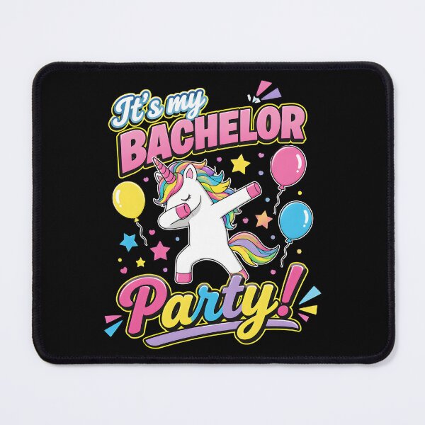 Item preview, It's My Bachelor Party Unicorn Stars Cute Funny designed and sold by SketchDrSketch.