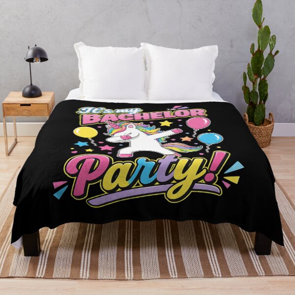 Item preview, It's My Bachelor Party Unicorn Stars Cute Funny designed and sold by SketchDrSketch.