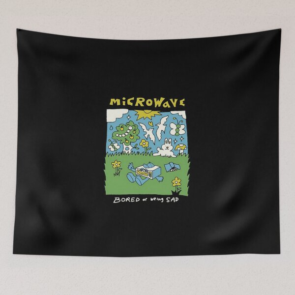 Item preview,  Microwave Vibes Bored but Cheerful designed and sold by HytoneArt.