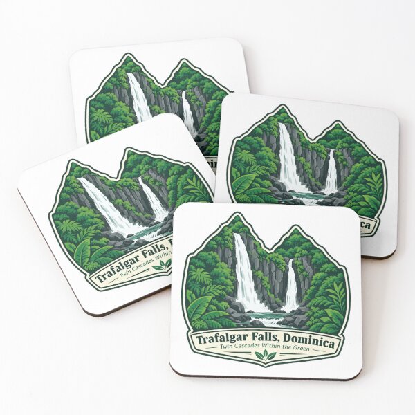 Item preview, Trafalgar Falls Dominica Twin Cascades Within The Green Caribbean Travel Waterfall Explorer designed and sold by NeedForParks.