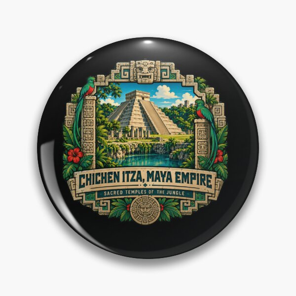 Item preview, Chichen Itza Maya Empire Sacred Temples Of The Jungle Ancient Mexico Travel designed and sold by JonesFlora2025.