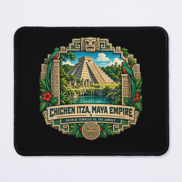 Item preview, Chichen Itza Maya Empire Sacred Temples Of The Jungle Ancient Mexico Travel designed and sold by JonesFlora2025.