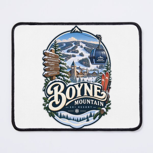 Item preview, Boyne Mountain Michigan Ski Resort Winter Slopes and Northern Michigan designed and sold by Places On Earth.