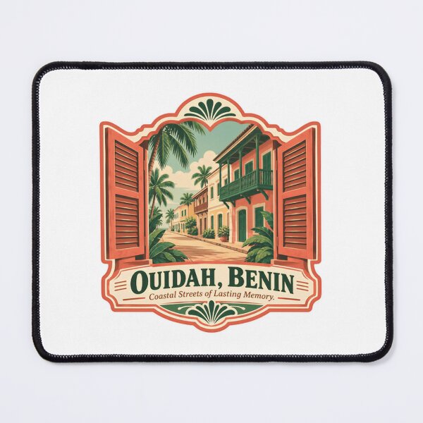 Item preview, Ouidah, Benin Coastal Streets Of Lasting Memory Travel Souvenir designed and sold by NeedForParks.