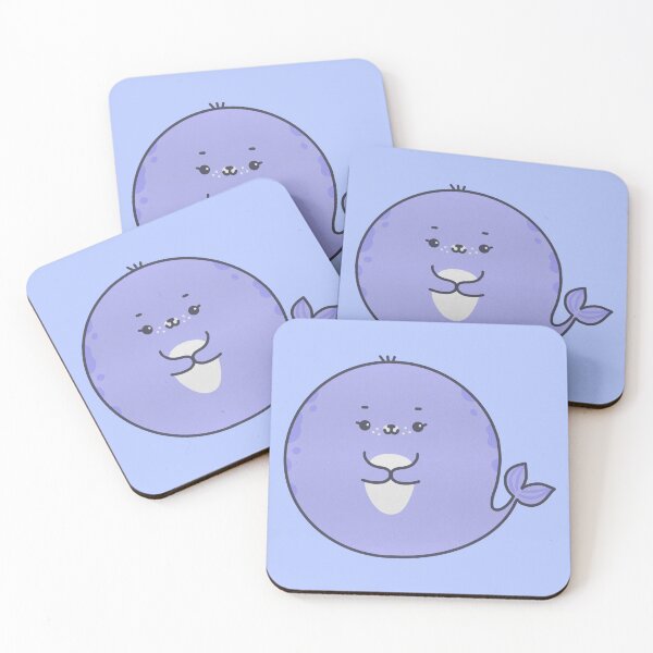 Item preview, Cute Purple Seal Character designed and sold by tammist.