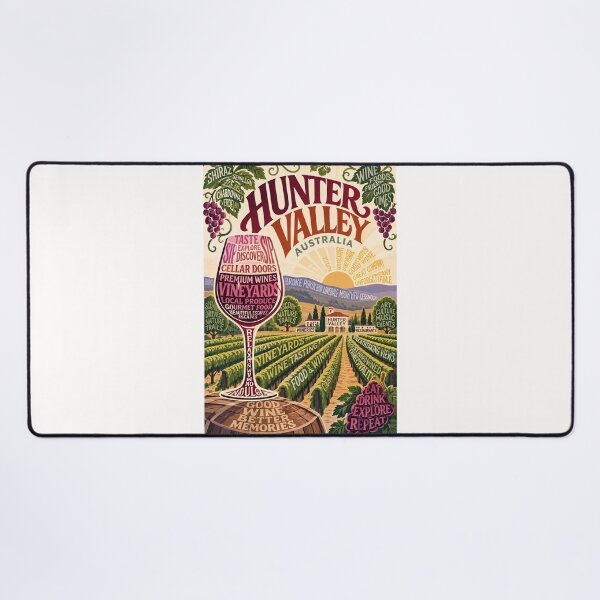 Item preview, Hunter Valley Australia Vineyards Cessnock Pokolbin and Wine Country designed and sold by Places On Earth.