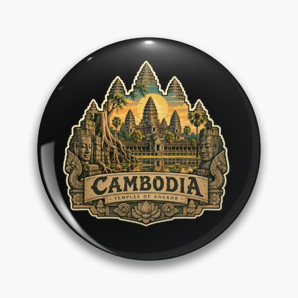 Item preview, Cambodia Temples Of Angkor Travel Visitor Southeast Asia designed and sold by JonesFlora2025.