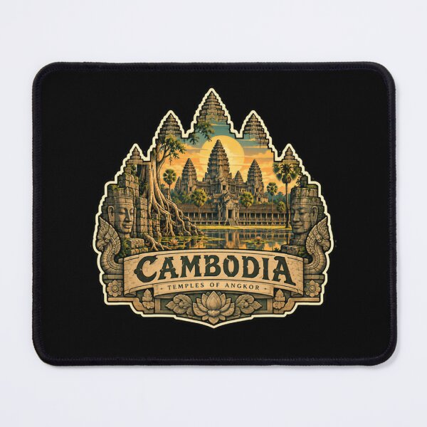 Item preview, Cambodia Temples Of Angkor Travel Visitor Southeast Asia designed and sold by JonesFlora2025.