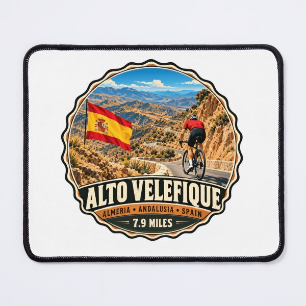 Item preview, Alto Velefique Almeria Andalusia Spain Cycling Climb Cyclist designed and sold by RetroMini2026.
