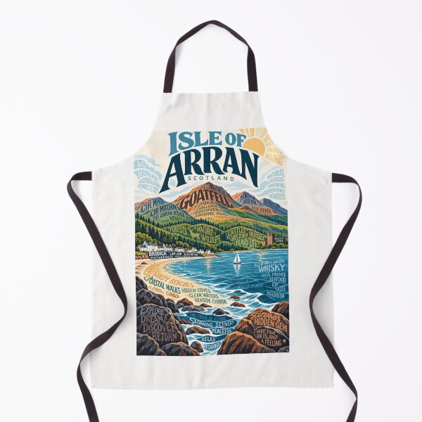 Artikelvorschau, Isle of Arran, Schottland, Goat Fell, Brodick Castle und Firth of Clyde entworfen und verkauft von Places On Earth.
