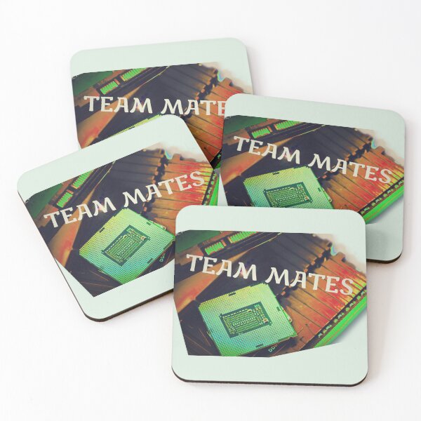 Item preview, Team Mates, an ideal gift, for the computer geek designed and sold by PiperParrot.