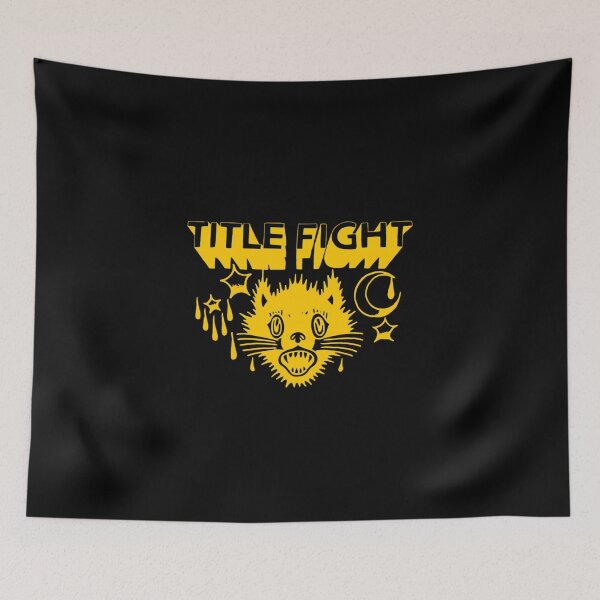 Item preview, Title Fight Cat Scream Rock Design designed and sold by HytoneArt.