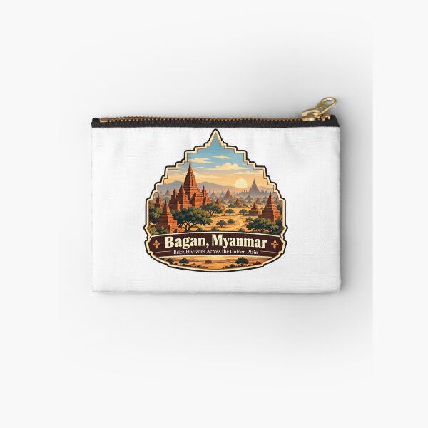 Item preview, Bagan, Myanmar Brick Horizons Across The Golden Plain Travel Destination Visitor designed and sold by SkeletonsDanger.