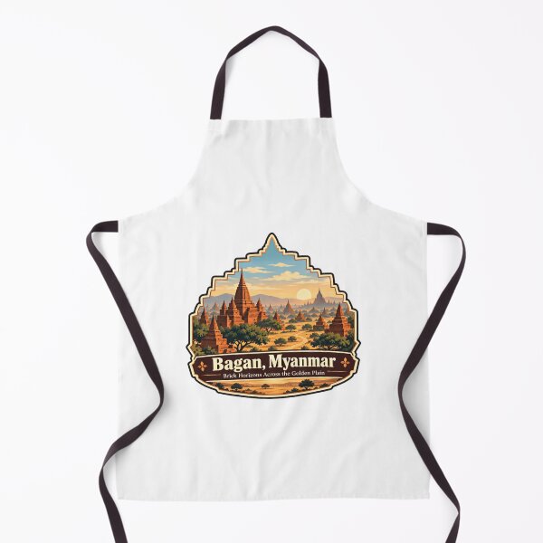 Item preview, Bagan, Myanmar Brick Horizons Across The Golden Plain Travel Destination Visitor designed and sold by SkeletonsDanger.