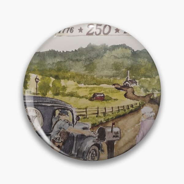 Item preview, Postal Service America Anniversary designed and sold by Janie Farist Watercolor.