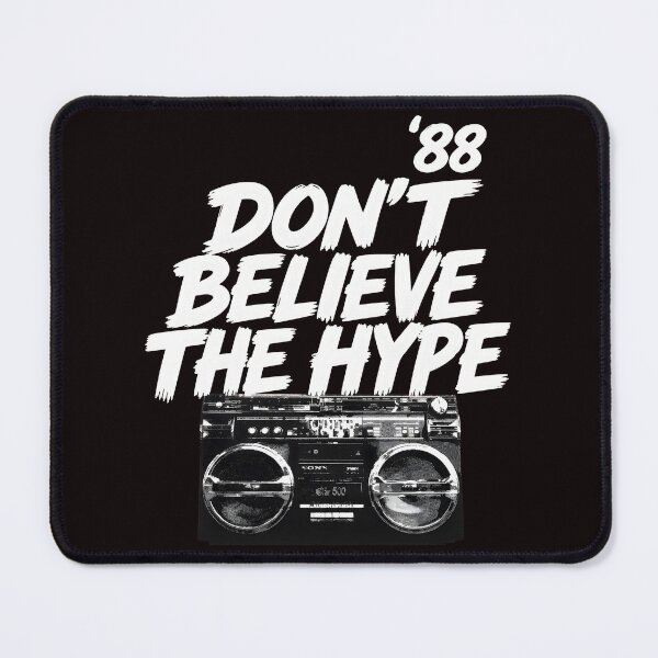 Item preview, Retro Boombox Don't Believe The Hype '88 designed and sold by Pixelonersquare.