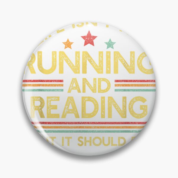 Item preview, Life Isn't All Running and Reading  Book Lover Runner T-Shirt designed and sold by Cute-Pretty.