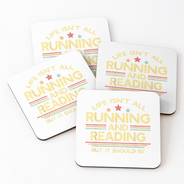 Item preview, La vida no es solo correr y leer. Camiseta para amantes de los libros y corredores. designed and sold by Cute-Pretty.