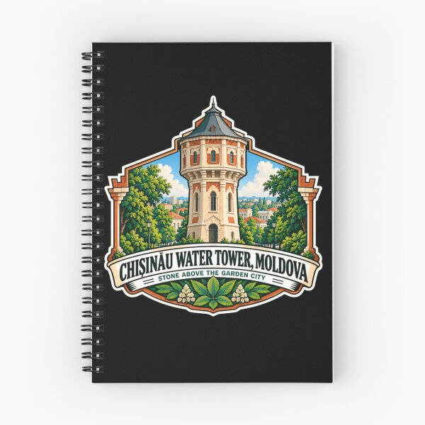 Item preview, Chisinau Water Tower Moldova Stone Above The Garden City Landmark Travel Souvenir designed and sold by JonesFlora2025.