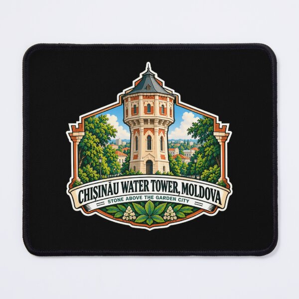 Item preview, Chisinau Water Tower Moldova Stone Above The Garden City Landmark Travel Souvenir designed and sold by JonesFlora2025.