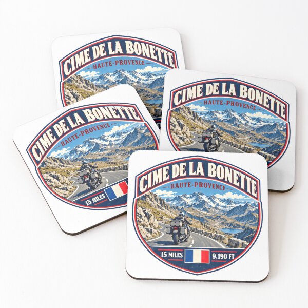 Item preview, Cime De La Bonette Haute-Provence French Alps Motorcycle Pass Rider designed and sold by Simsimah26Parks.
