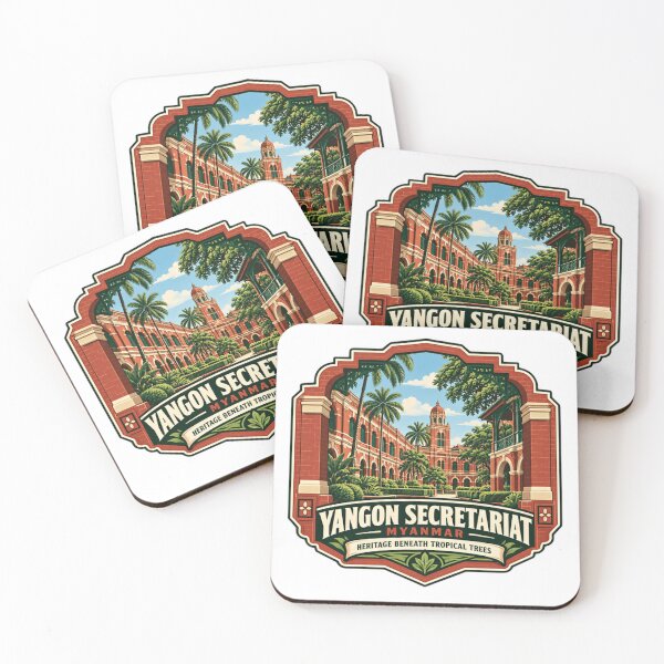 Item preview, Yangon Secretariat Myanmar Heritage Tropical Trees Travel History Landmark designed and sold by NeedForParks.