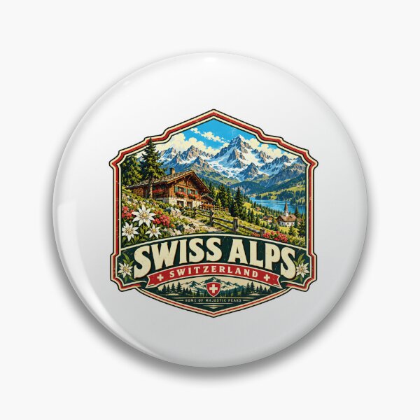 Item preview, Swiss Alps Switzerland Home Of Majestic Peaks Mountain Travel Hiking Gift designed and sold by HumansStuck12.