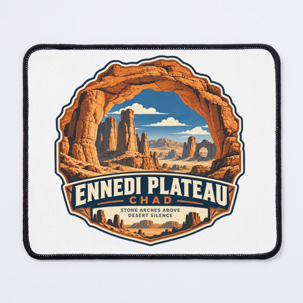 Item preview, Ennedi Plateau Chad Stone Arches Above Desert Silence African Travel Explorer designed and sold by HumansStuck12.
