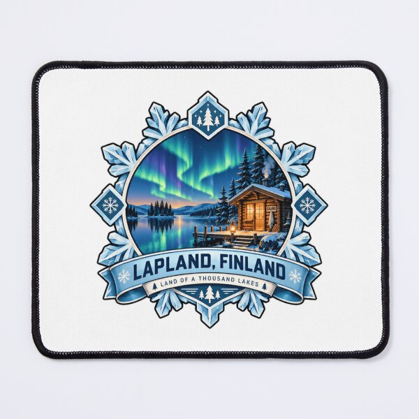 Item preview, Lapland Finland Land Of A Thousand Lakes Northern Lights Finnish Travel designed and sold by NeedForParks.