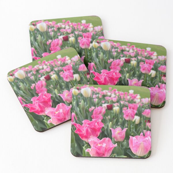 Item preview, Pink Tulips by the Green Lawn designed and sold by Be Captured by Brittany Emma.