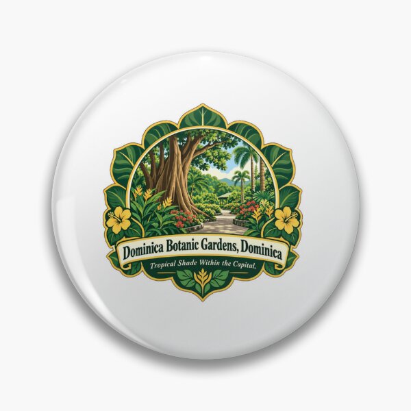 Artikelvorschau, Botanischer Garten von Dominica, tropischer Schatten inmitten der Hauptstadt – ein karibisches Reise-Souvenir für Naturliebhaber entworfen und verkauft von SkeletonsDanger.