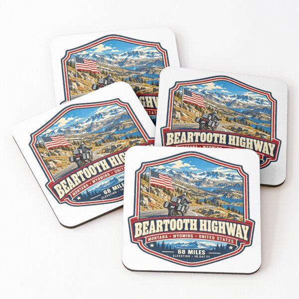 Artikelvorschau, Beartooth Highway Montana Wyoming Vereinigte Staaten Motorrad-Roadtrip entworfen und verkauft von Simsimah26Parks.