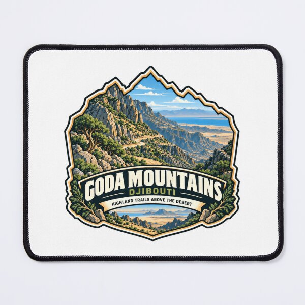 Item preview, Goda Mountains Djibouti Highland Trails Above The Desert Hiker Explorer Travel designed and sold by NeedForParks.