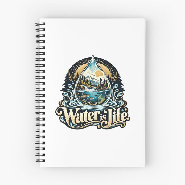 Item preview, Water is life — Water & Life designed and sold by DesignArtEmpire.