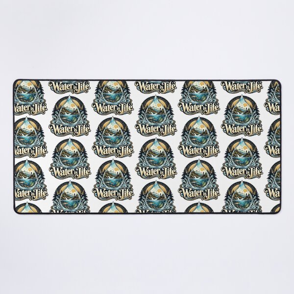 Item preview, Water is life — Water & Life designed and sold by DesignArtEmpire.
