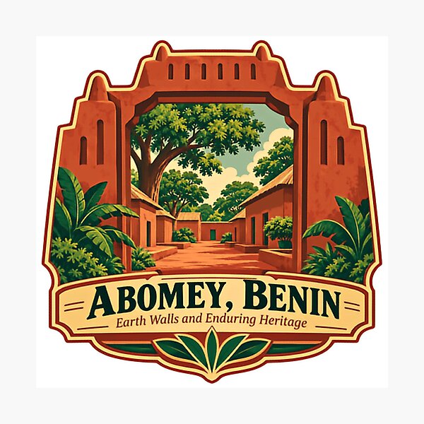 Item preview, Abomey, Benin Earth Walls And Enduring Heritage Travel History Culture designed and sold by SkeletonsDanger.