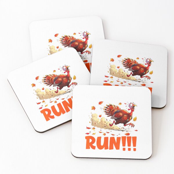 Item preview, November Already Joke Thanksgiving Turkey Running Runner T-Shirt designed and sold by Djtahar15.