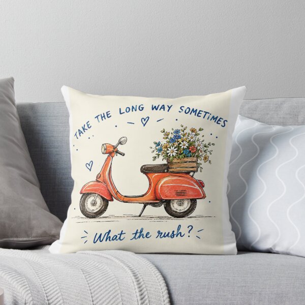 Item preview, Wildflower Journey – Vintage Scooter Life designed and sold by aliyehc.