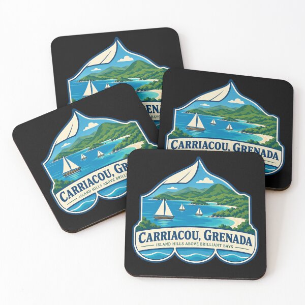 Item preview, Carriacou, Grenada Island Hills Above Brilliant Bays Caribbean Vacation Travel Sailing designed and sold by JonesFlora2025.