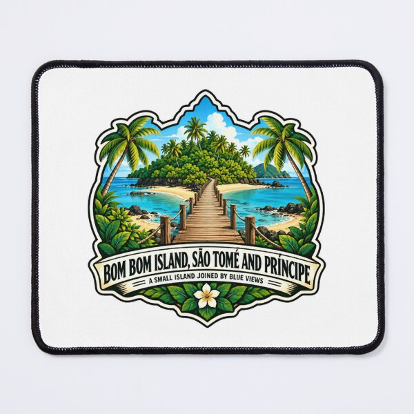 Artikelvorschau, Insel Bom Bom, Urlaub auf einer tropischen Insel in São Tomé und Príncipe entworfen und verkauft von NeedForParks.