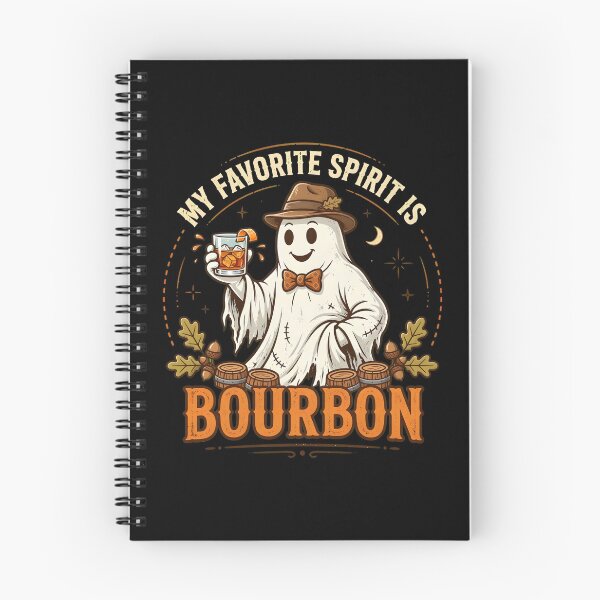 Item preview, Mi bebida espirituosa favorita, el bourbon fantasma de Halloween designed and sold by SketchDrSketch.