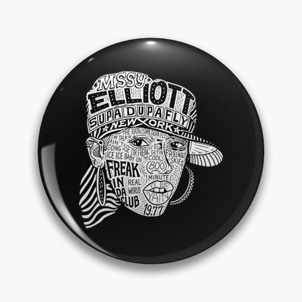 Item preview, Missy Elliott Typographic Portrait Art designed and sold by PickleballWeart.